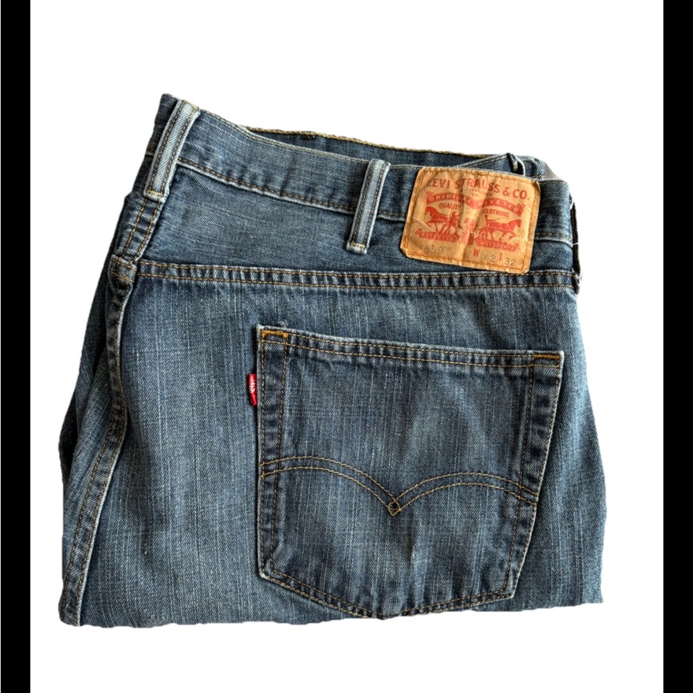 Levi's 559 42x32 Relaxed Fit Straight Leg Cowboy Western Country Festival Jeans